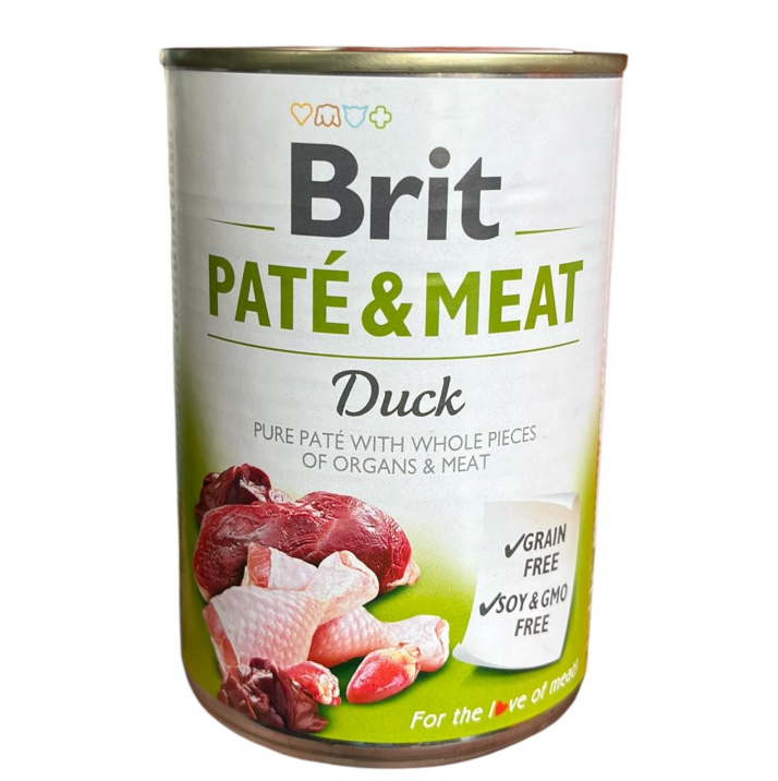 Brit Paté & Meat Duck 400G Alimento Humedo Para Perro