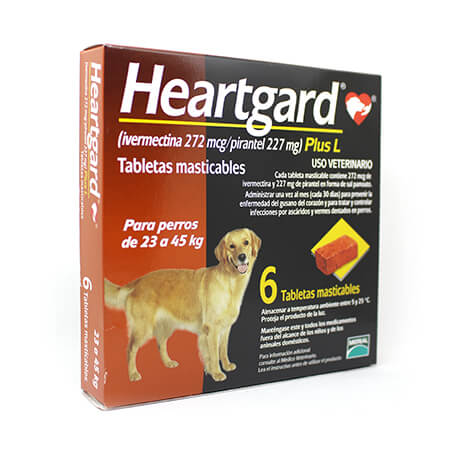 Heartgard L (23 a 45Kg)