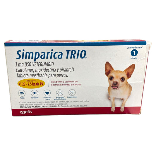 Simparica Trio 1.25-2.5kg