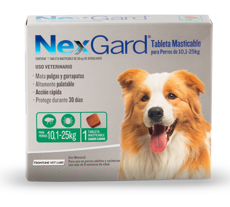 Nexgard 10 a 25Kg