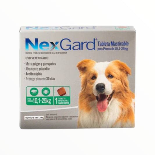 Nexgard 10 a 25Kg