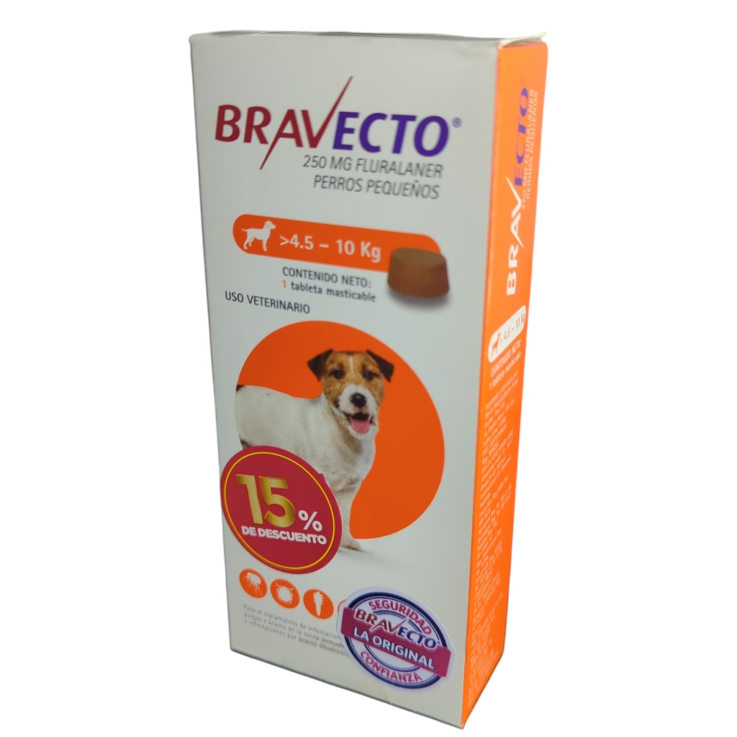 Bravecto para perro 4.5kg-10Kg