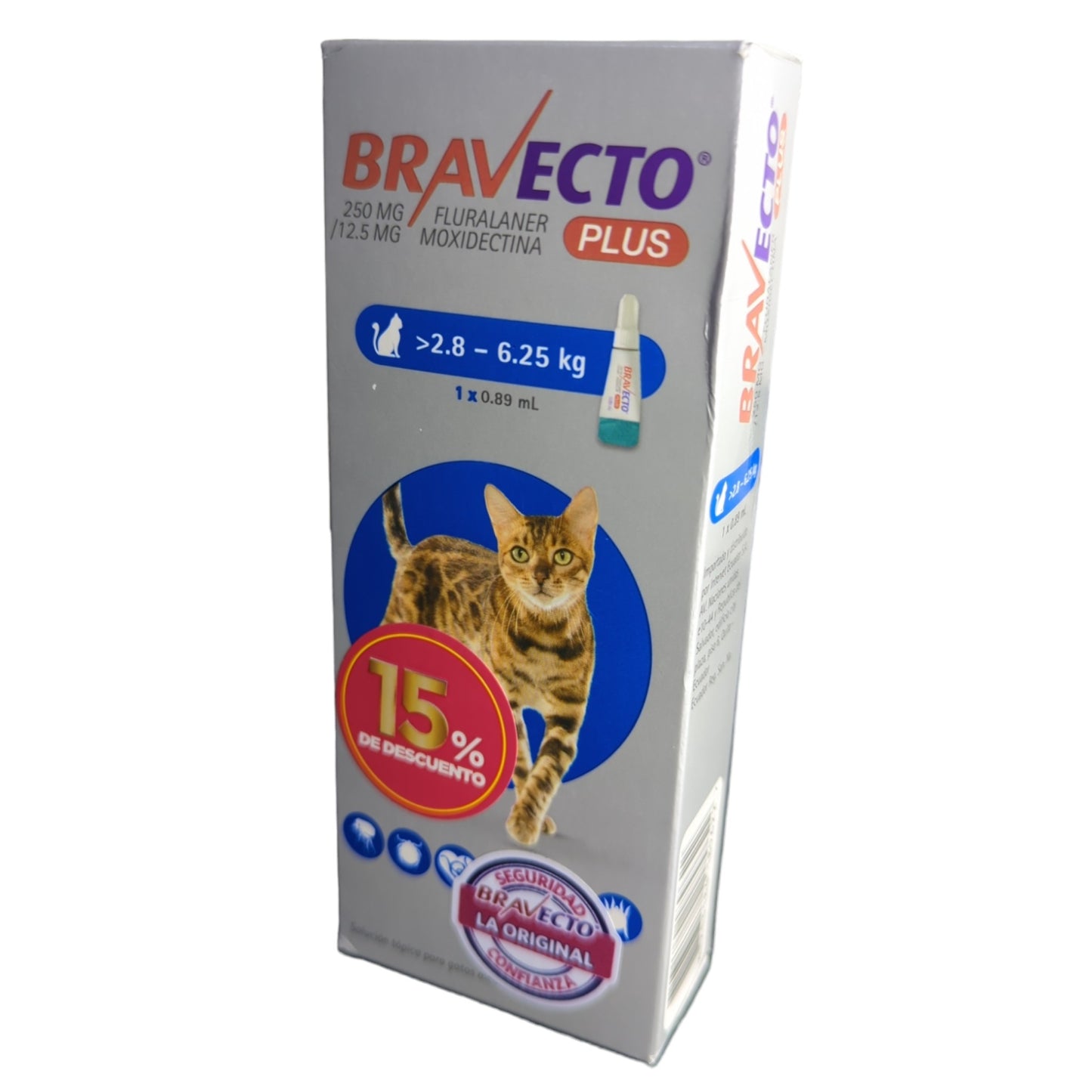 Bravecto Gato Plus 2.8-6.25 Kg