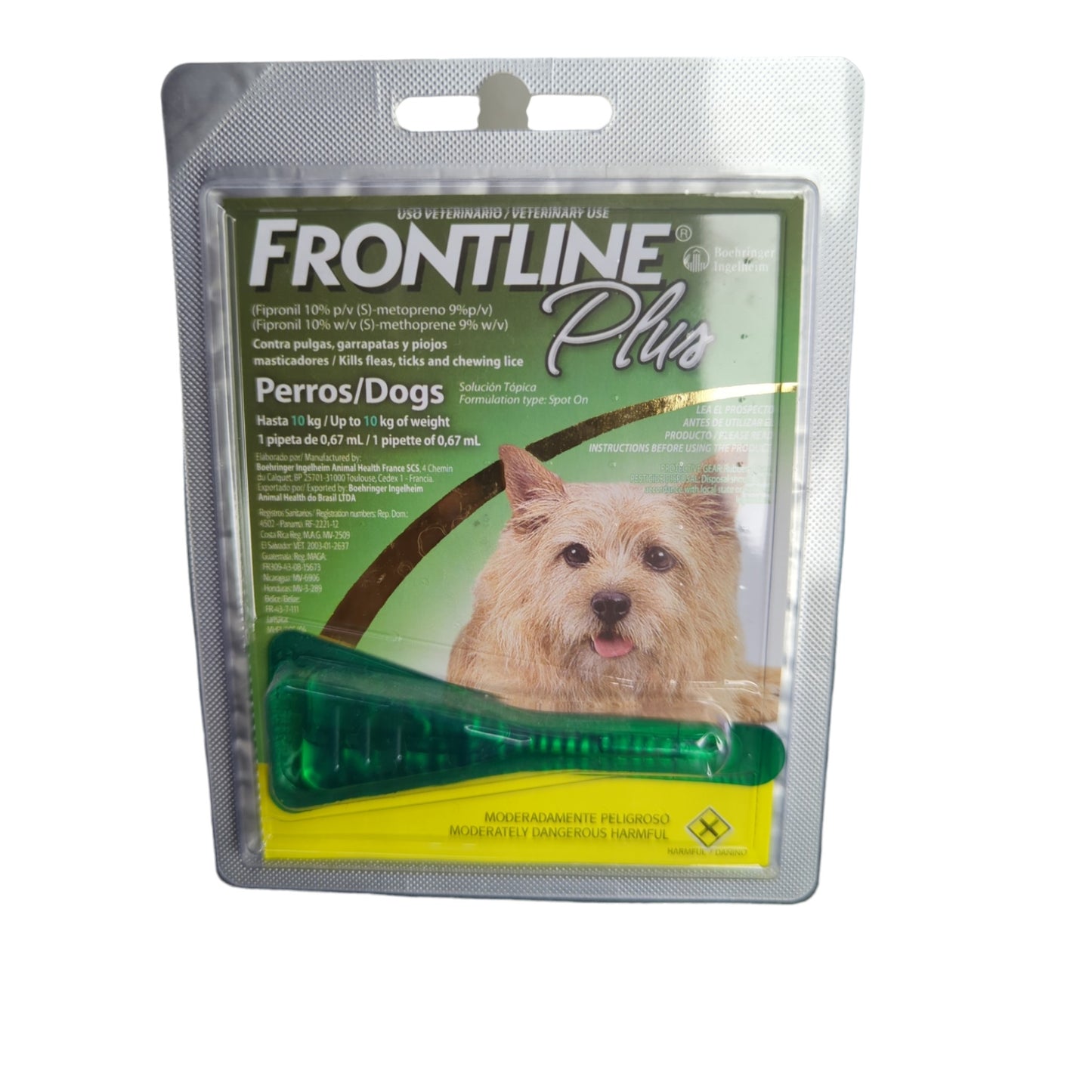 Frontline para perros hasta 10Kg