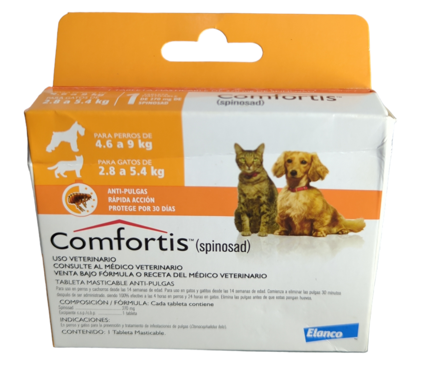 COMFORTIS PARA GATOS DE 2.8 A 5.4KG Y PERRO DE 4.6 A 9 KG