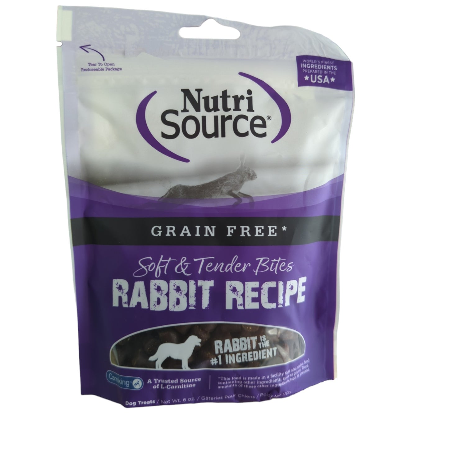 Nutrisource Treats Perro Carne de Conejo