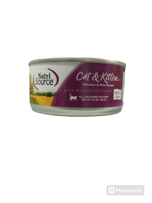 Lata Nutrisource Chicken Cat & Kitten (Gato)