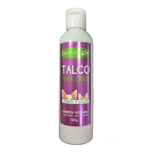 Easygroom Talco para oídos perros y gatos