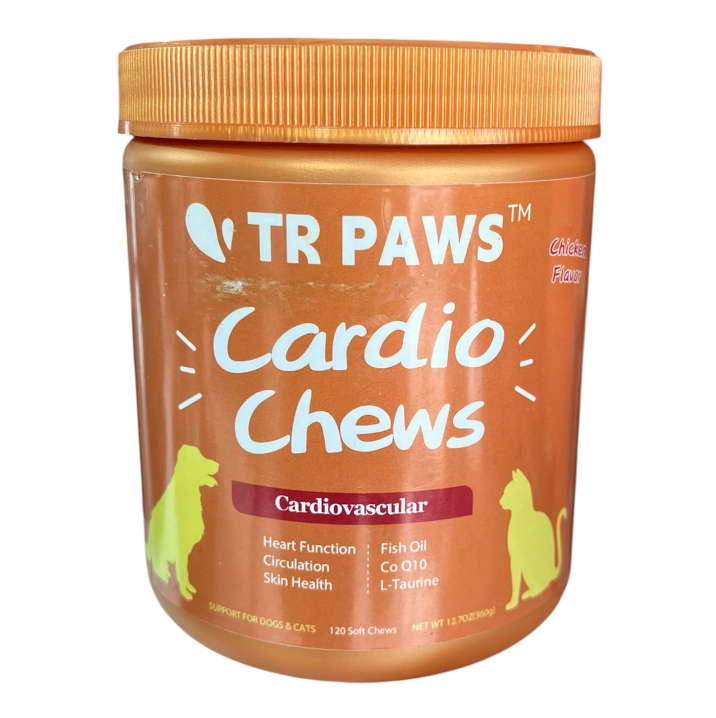 TR PAWS Cardio Chews Multivitamínico Para Perros y Gatos 360g