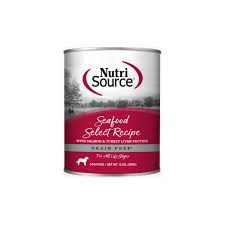 Lata Nutrisource Seafood Libre de Granos para Perro